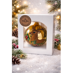 Bombka szklana ręcznie...