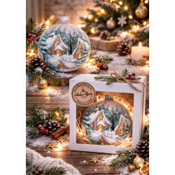 Bombka szklana ręcznie...